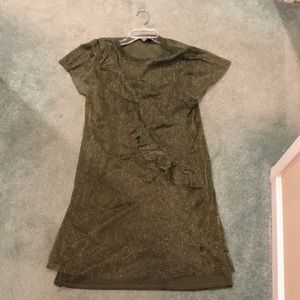 XL Green Shimmer Dress